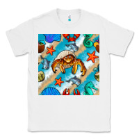 White sea animals Classic Tee - BundleAndBundleShop