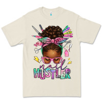 Bone nail hustler afro messy bun Premium Tee - texasbilliewilder