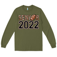 Army Green senior football Long Sleeve Tee - AdoDesignShop