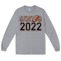 Heather Grey senior football Long Sleeve Tee - AdoDesignShop