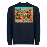 Navy born to camp Heavyweight Sweatshirt - JahusDesignShop
