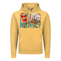 Vintage Mustard coffee pharmacy Vintage Hoodie - RacoonDesign