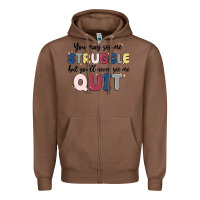 Chestnut you may see me struggle Zipper Hoodie - MaliasSmallBusiness