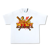 White softball mini Urban Heavy Tee - AdoDesignShop