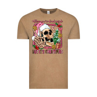 Vintage Coffee when you're dead inside but it's christmas Vintage Tee - AdoDesignShop