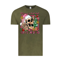 Vintage Olive when you're dead inside but it's christmas Vintage Tee - AdoDesignShop