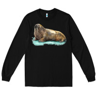 Black Walrus Long Sleeve Tee - LillyAllenDesigns