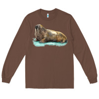 Chestnut Walrus Long Sleeve Tee - LillyAllenDesigns