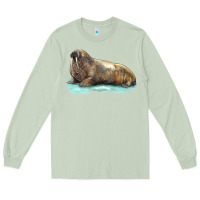 Matcha Walrus Long Sleeve Tee - LillyAllenDesigns