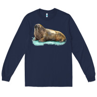 Navy Walrus Long Sleeve Tee - LillyAllenDesigns