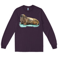 Plum Walrus Long Sleeve Tee - LillyAllenDesigns
