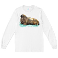 White Walrus Long Sleeve Tee - LillyAllenDesigns