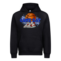 Black game day basketball Urban Hoodie - HowdyJamesFarm