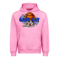 Fuchsia Pink game day basketball Urban Hoodie - HowdyJamesFarm
