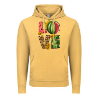 Vintage Mustard love watermelon Vintage Hoodie - HRA Design Shop