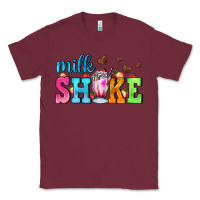 Burgundy milk shake with chocolate heart Classic Tee - AdoDesignShop