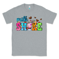 Heather Grey milk shake with chocolate heart Classic Tee - AdoDesignShop