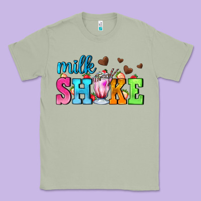 Milk Shake With Chocolate Heart Classic Tee Designed By Adodesignshop