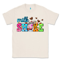 Natural milk shake with chocolate heart Classic Tee - AdoDesignShop