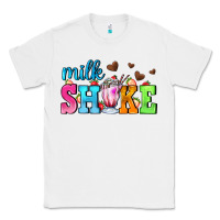 White milk shake with chocolate heart Classic Tee - AdoDesignShop