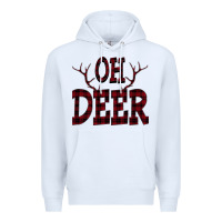 White Oh Deer tshirt Premium Hoodie - Bettercallsaul