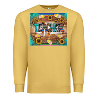 Antique Gold teacher vibes tumbler Premium Sweatshirt - BundleAndBundleShop