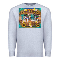 Heather Grey teacher vibes tumbler Premium Sweatshirt - BundleAndBundleShop