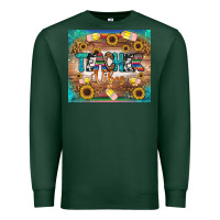 Sports Green teacher vibes tumbler Premium Sweatshirt - BundleAndBundleShop