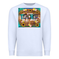 White teacher vibes tumbler Premium Sweatshirt - BundleAndBundleShop