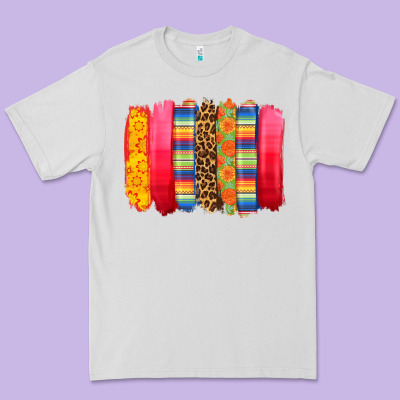 Mexican Leopard Brushstroke Premium Tee Designed By Zillion Design Studio