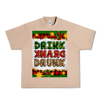 Burro Christmas Drink Drank Drunk Urban Heavy Tee - Artiststas
