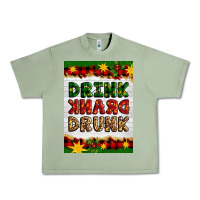 Oil Green Christmas Drink Drank Drunk Urban Heavy Tee - Artiststas