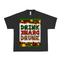 Pigment Black Christmas Drink Drank Drunk Urban Heavy Tee - Artiststas