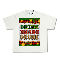 Pistachio Christmas Drink Drank Drunk Urban Heavy Tee - Artiststas