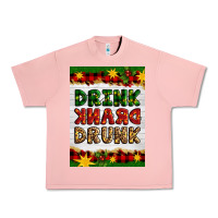 Salmon Christmas Drink Drank Drunk Urban Heavy Tee - Artiststas