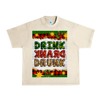 Sandshell Christmas Drink Drank Drunk Urban Heavy Tee - Artiststas