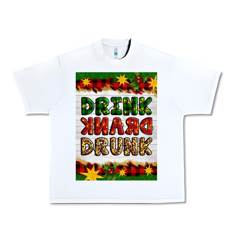 Christmas Drink Drank Drunk Urban Heavy Tee by Artiststas | Teevron