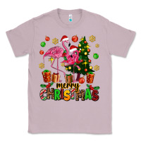 Lilac flamingo merry christmas Classic Tee - AdoDesignShop