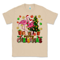 Mushroom flamingo merry christmas Classic Tee - AdoDesignShop