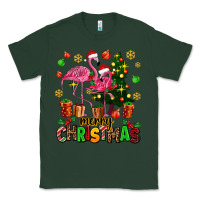 Sports Green flamingo merry christmas Classic Tee - AdoDesignShop