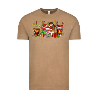 Vintage Coffee christmas cow coffee cups Vintage Tee - AdoDesignShop