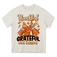 Thankful Grateful And Blessed Black Baby Girl Heavy Core Tee | Teevron