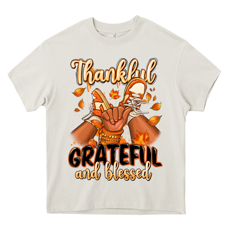 Thankful Grateful And Blessed Black Baby Girl Heavy Core Tee by RanaPortraitStore | Teevron