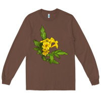 Yellow Elder Flower Long Sleeve Tee | Teevron