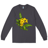 Smoke yellow elder flower Long Sleeve Tee - LillyAllenDesigns