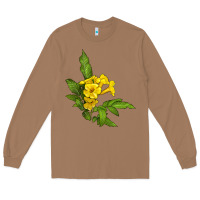 Toasted Coconut yellow elder flower Long Sleeve Tee - LillyAllenDesigns