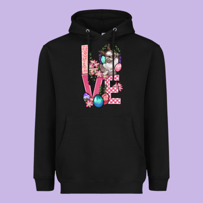 Love Easter Heavyweight Hoodie Designed By Bundleandbundleshop