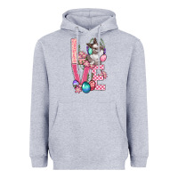 Heather Grey Love Easter Heavyweight Hoodie - BundleAndBundleShop