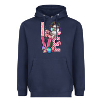 Navy Love Easter Heavyweight Hoodie - BundleAndBundleShop