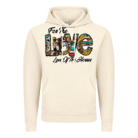 Vintage Artic for the love love of the horses Vintage Hoodie - CowhideDigitalArt